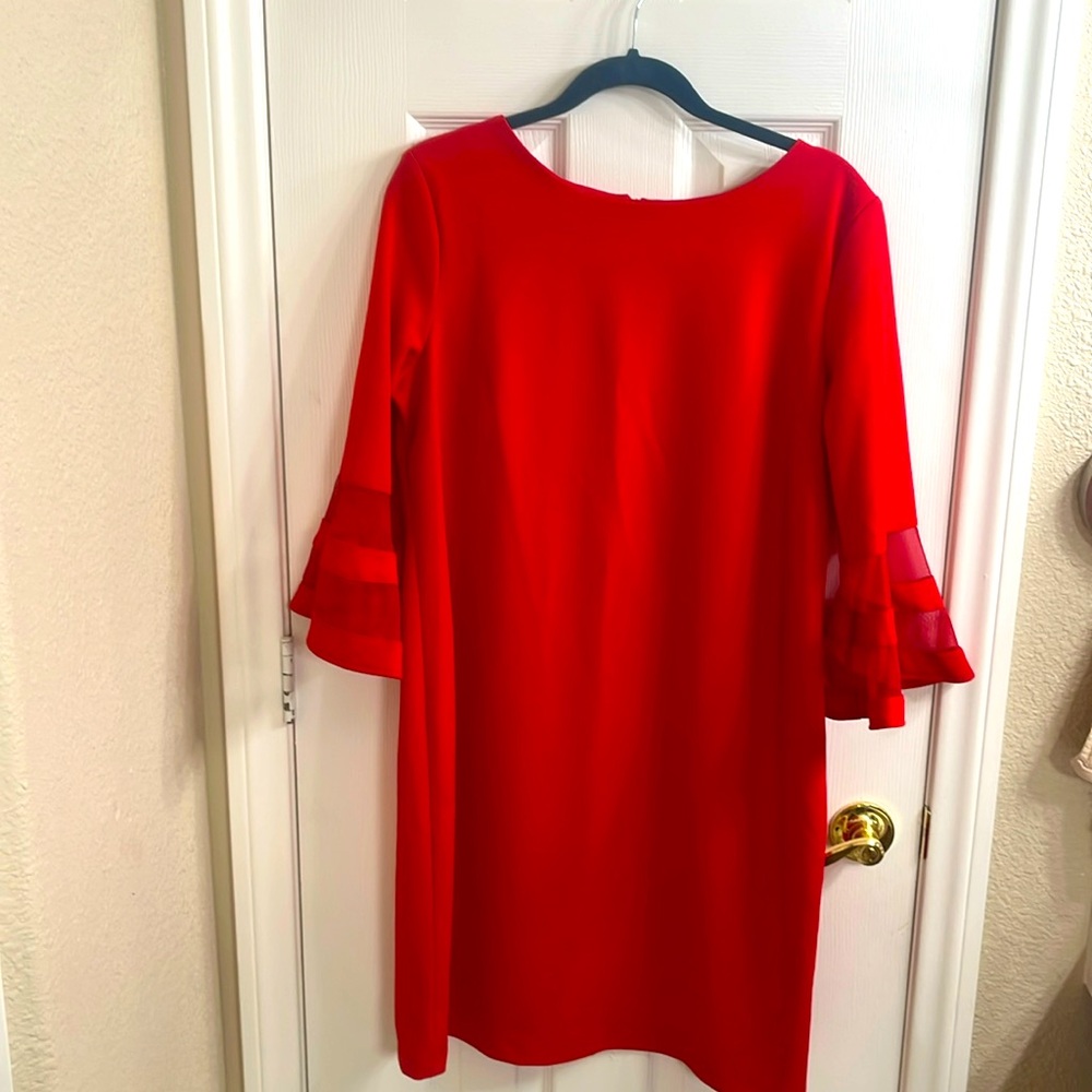 Red Dress by Sandra Darren size 14